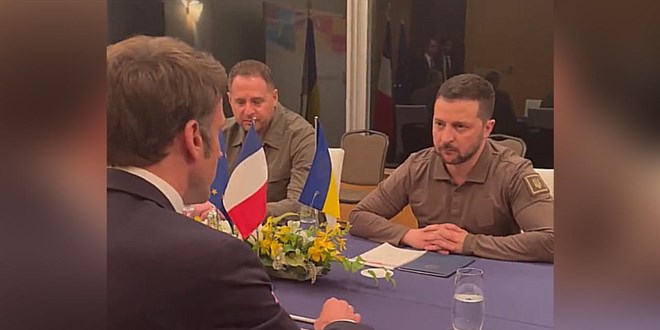 Macron ve Zelenskiy, Hiroima'da grt