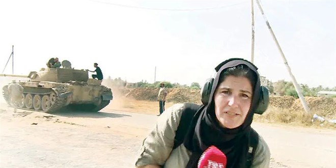 25 yldr TRT'de grev yapan sava muhabiri Elif Akku aa alnd