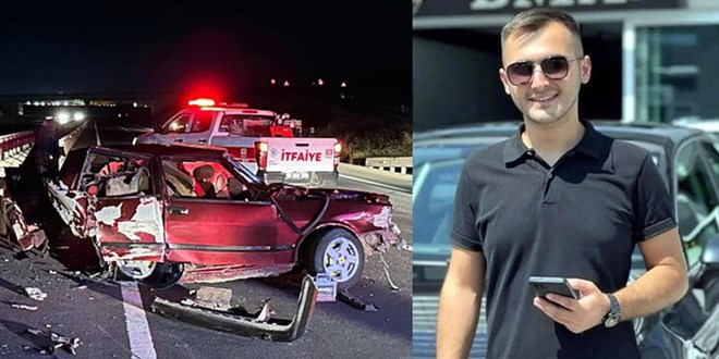 İnfaz koruma memuru, trafik kazasında hayatını kaybetti