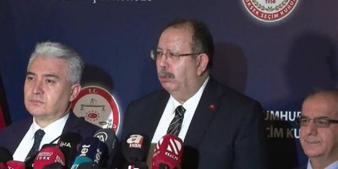 YSK Başkanı: Sistemlerimize şimdiye kadar %25 veri akışı oldu