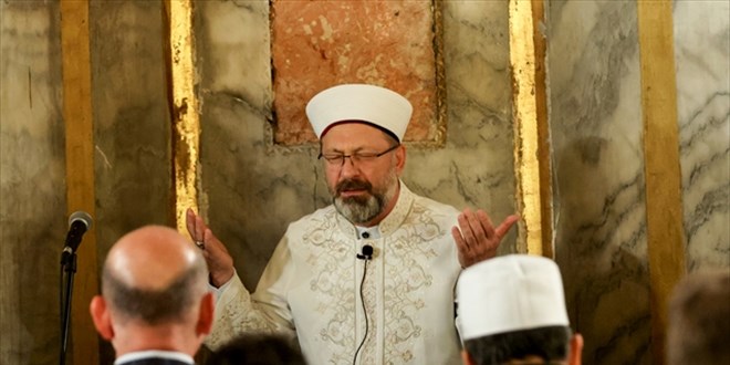 Ayasofya Camisi'nde İstanbul'un fethi programı düzenlendi