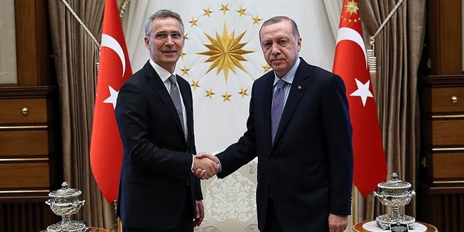 Erdoğan'ın, NATO Genel Sekreteri Stoltenberg'i kabulü başladı