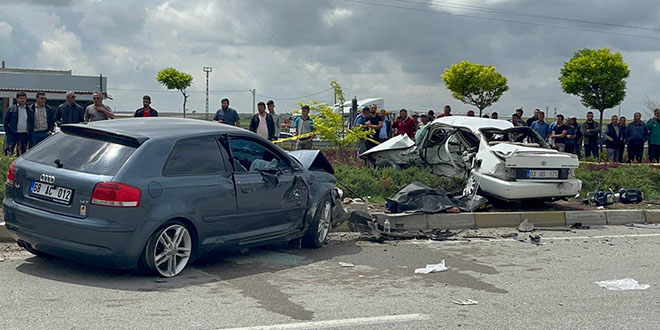 Aksaray'daki kazada acı tesedüf