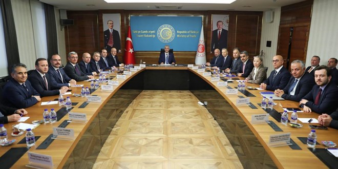 Ticaret Bakanı Bolat ilk toplantısını yaptı