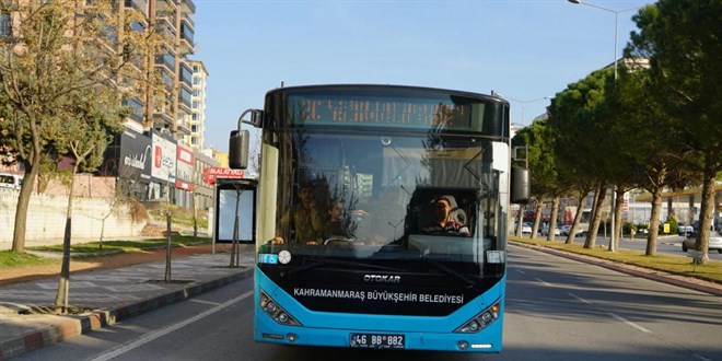 Kahramanmaraş'ta ücretsiz toplu taşıma uygulaması sona erdi