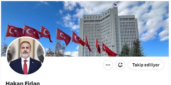 Dışişleri Bakanı Fidan, resmi Twitter hesabı açtı