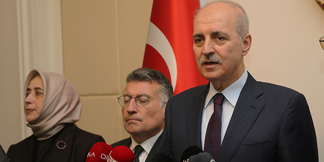 TBMM Bakan aday Numan Kurtulmu'tan partilere ziyaret