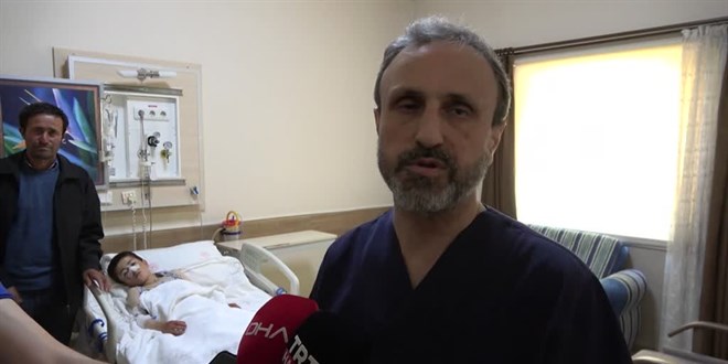 Tokat'ta ayı saldırısında yaralanan çocuğun hastanedeki tedavisi sürüyor