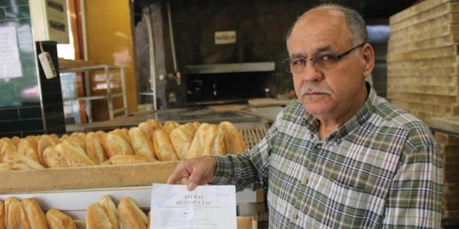 Fırıncıya meslektaşlarından ucuza ekmek sattığı için dava