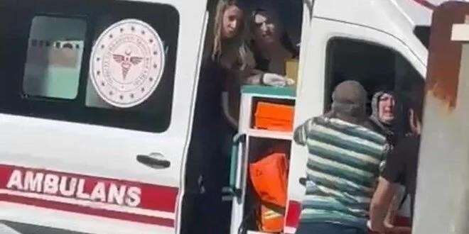 Ambulansa yol vermedi, önünü kesip 'hasta mı var?' diye sordu