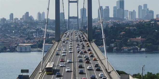 Kurban Bayramı boyunca köprü ve otoyollar ücretsiz olacak