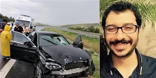 Otoyolda fırlayan taş pilotun ölümüne neden oldu