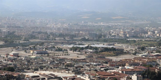 Depremin Hatay'daki izleri gökyüzünden görüntülendi