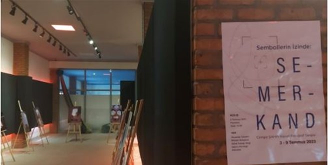 Sembollerin zinde Semerkand Sergisi sanatseverleri arlyor