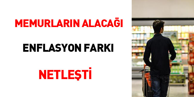 Memurların enflasyon farkı netleşti