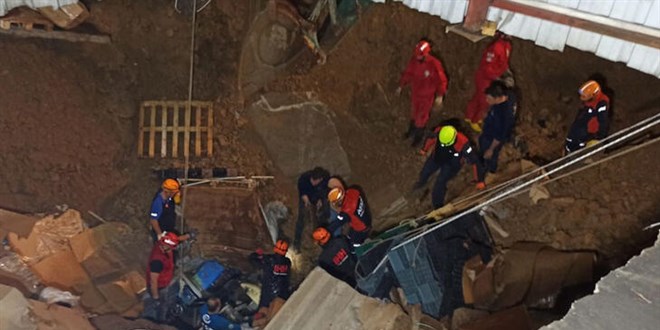 Giresun'da göçük altında kalan işçinin cansız bedenine ulaşıldı