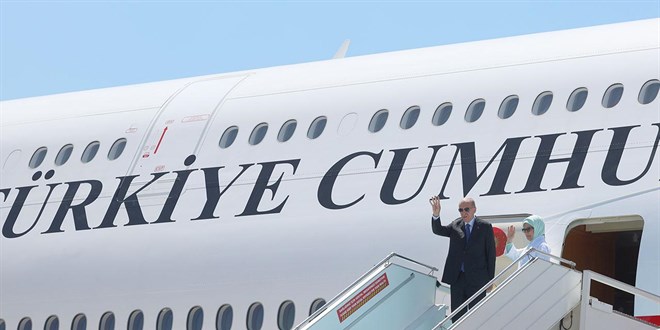 Cumhurbaşkanı Erdoğan Birleşik Arap Emirlikleri'ne gitti