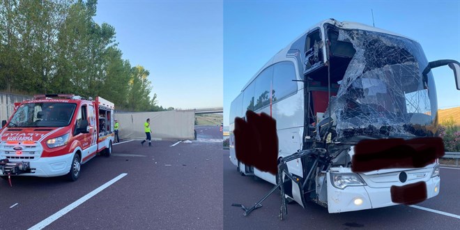 Yalova'da otobüs ile tır çarpıştı! Ölü ve yaralılar var