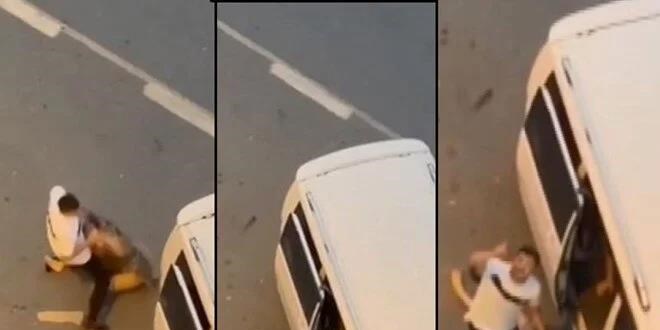 Esenyurt'ta kadını döverek bayılttı, tepki gösterenleri tehdit etti