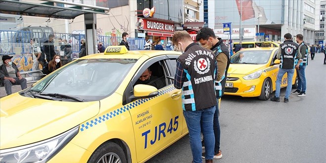 mraniye'de yolcudan fazla cret isteyen taksiciye ceza