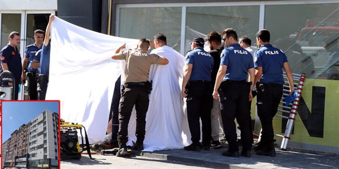 7'nci kattan düşüp ölen kadın, saatler sonra bulundu