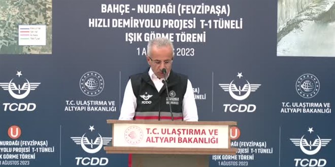Türkiye'nin en uzun tünelinde ışık göründü