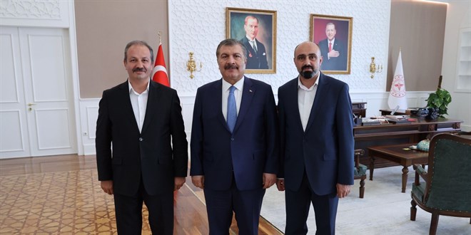 Sağlık-Sen'den Bakan Koca'ya ziyaret