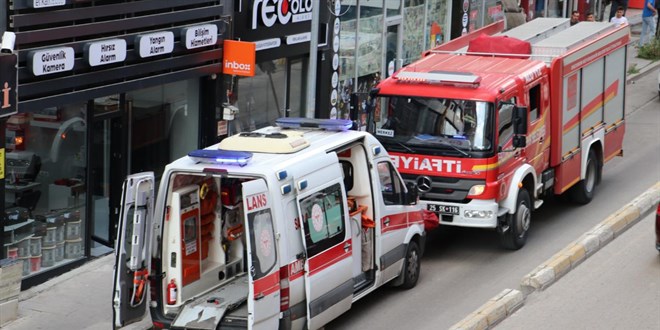 Erzurum'da asansrn dmesi sonucu 2 kii yaraland