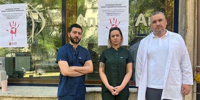 Veteriner hekimlerden şiddete tepki için 'klinik kapatma' eylemi