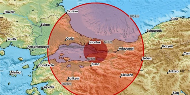 Marmara Denizi'nde deprem: stanbul'dan da hissedildi