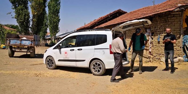 Sungurlu'da şap karantinası başlatıldı
