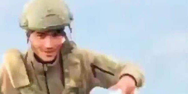 Amcası gibi şehit olan uzman çavuşun son görüntüleri duygulandırdı