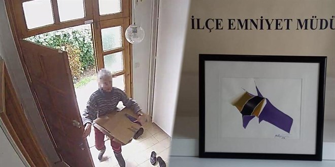 Emekli büyükelçinin evindeki tabloyu satmaya çalışan kişinin, kızı olduğu belirlendi