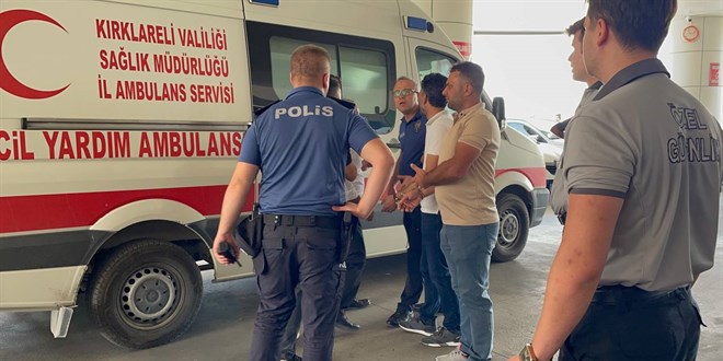 Kırklareli'nde hastanede çıkan kavgada biri polis iki kişi yaralandı
