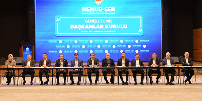 Memur-Sen Genişletilmiş Başkanlar Kurulundan Kamu İşveren Heyeti'ne çağrı