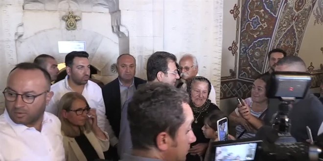 İBB Başkanı İmamoğlu, Hacıbektaş'ta ziyaretlerde bulundu