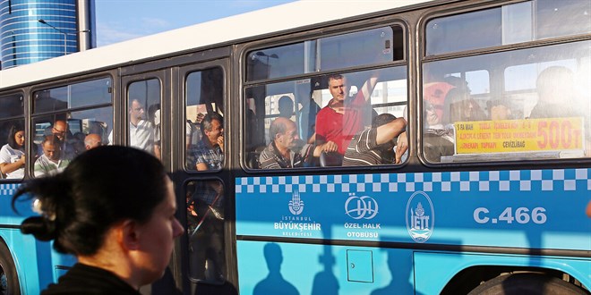 stanbul'da 65 ya st halk otobslerinde cretsiz ulam devam edecek