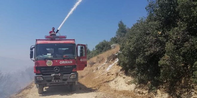 Kahramanmaraş'ta çıkan orman yangını kontrol altına alındı