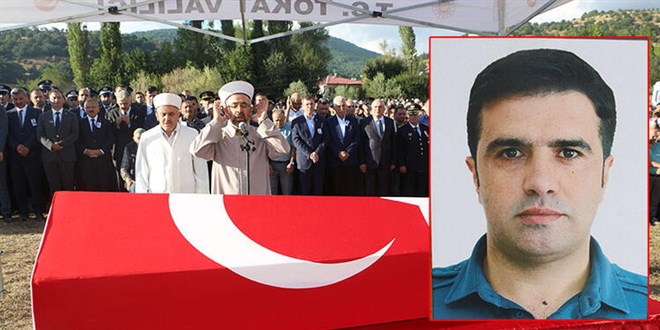 Şehit Polis Memuru Telli, Tokat'ta son yolculuğuna uğurlandı