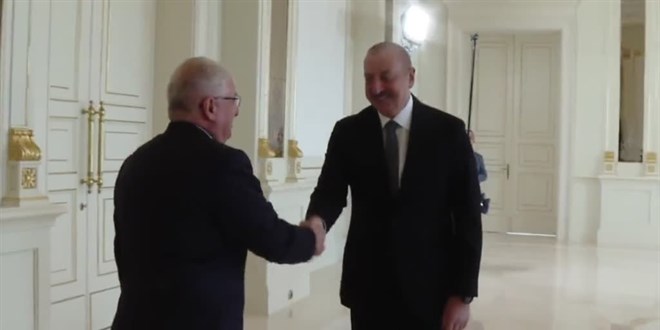 Savunma Bakan Gler, Azerbaycan Cumhurbakan Aliyev tarafndan kabul edildi