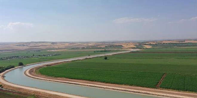 Şanlıurfa ve Mardin'deki bereketli topraklar Fırat'ın suyuyla buluştu