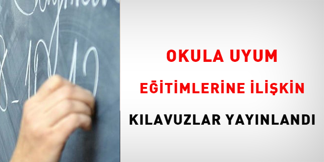 İlköğretim Okula Uyum Eğitimlerine İlişkin Kılavuzlar Yayınlandı