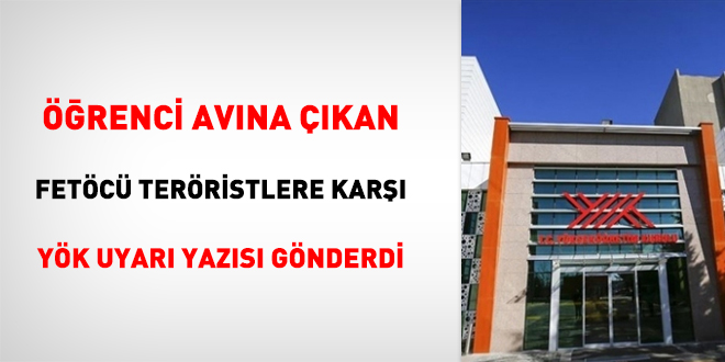 YÖK'ü alarma geçiren mesaj