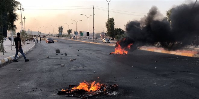 Kerkk'te dn yaanan protestolarda lenlerin says 4'e ykseldi