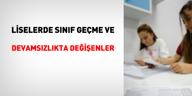 Liselerde Sınıf Geçme ve Devamsızlıkta Değişenler