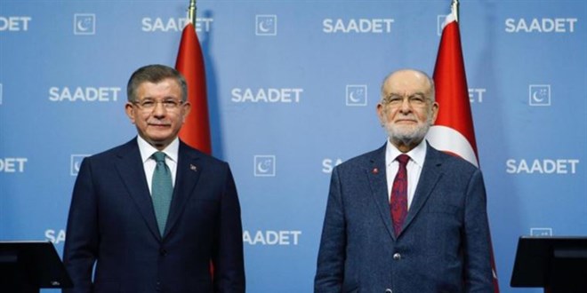 Karamollaoğlu ile Davutoğlu, yerel seçim ve yeni yasama dönemini görüştü