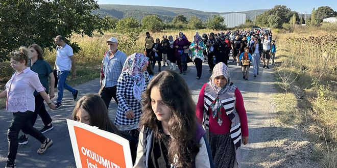 Okul yolu çileye döndü