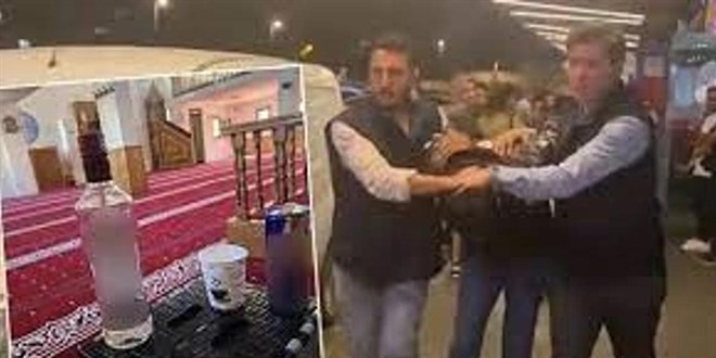 Camide alkol kullanp sosyal medya hesabndan paylaan zanl yakaland