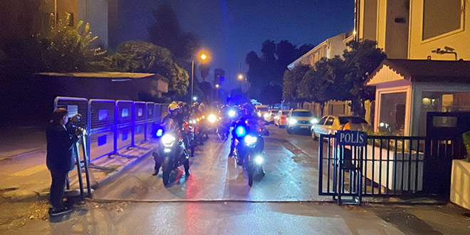 Mersin'de su rgtne dron destekli 130 polisle operasyon