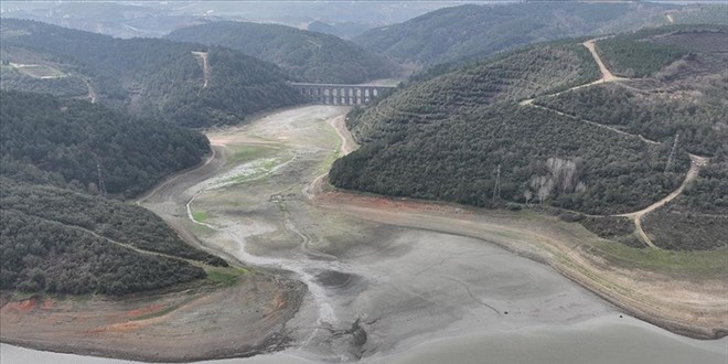 İstanbul'da barajların yüzey alanı geçen yıla göre yüzde 18 küçüldü
